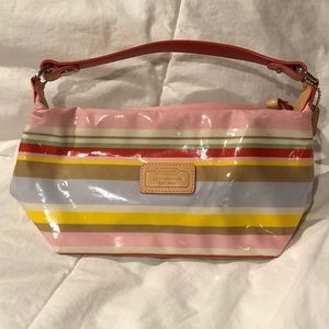 Authentic Coach cosmetics bag